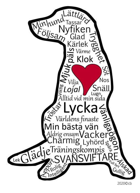 HUNDKÄRLEK – vattenflaska