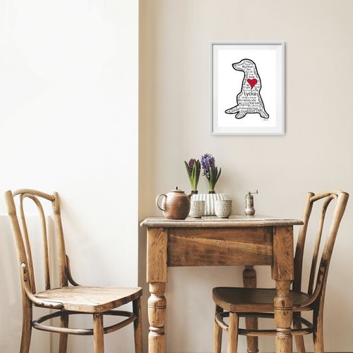 HUNDKÄRLEK – print 40x30