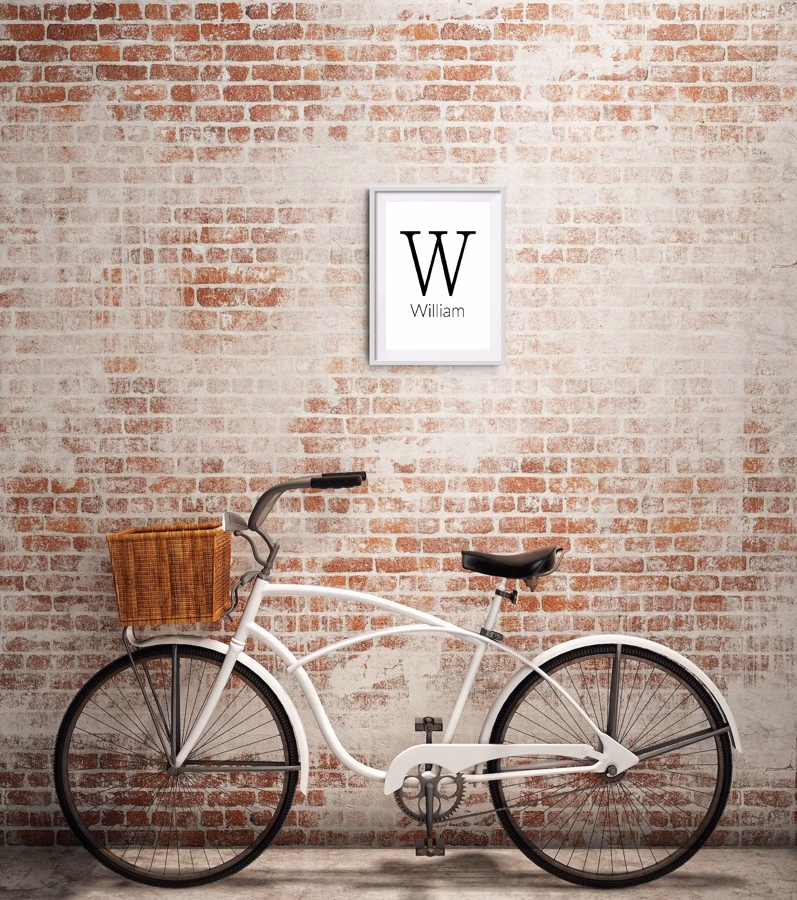 PERSONLIG BOKSTAVSPOSTER – med valfri text