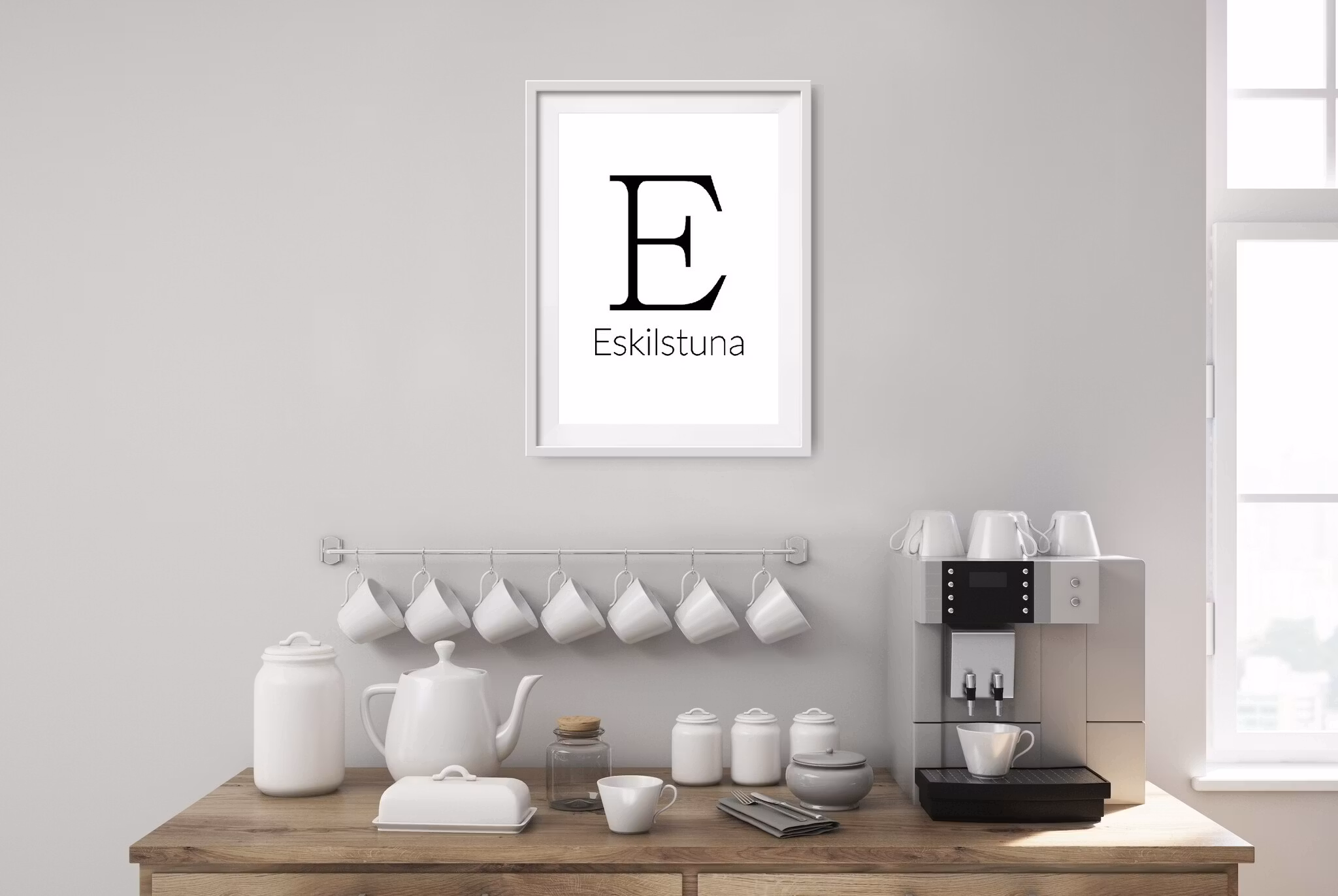 PERSONLIG BOKSTAVSPOSTER – med valfri text