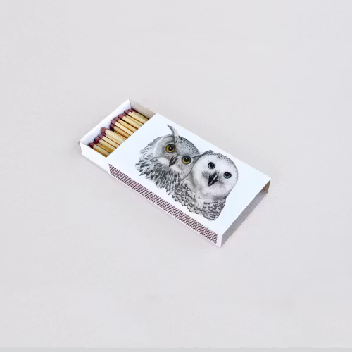 CONTEMPLATION UGGLORNA – lyxig tändsticksask