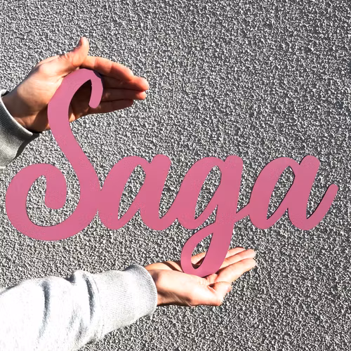 VÄGGDEKOR – med valfri text