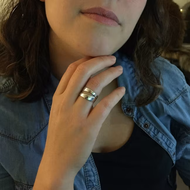 Leona - Snygg silverring