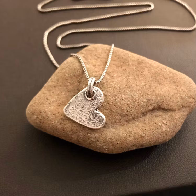 Silverhjärta - Halsband