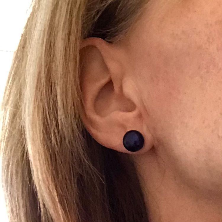 Sötvattenpärlor peacock 10 mm