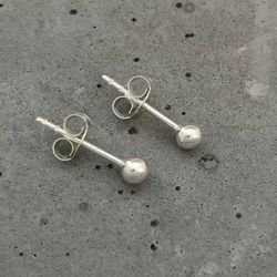 Kulörhängen i silver - 3 mm