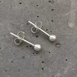 Kulörhängen i silver - 3 mm