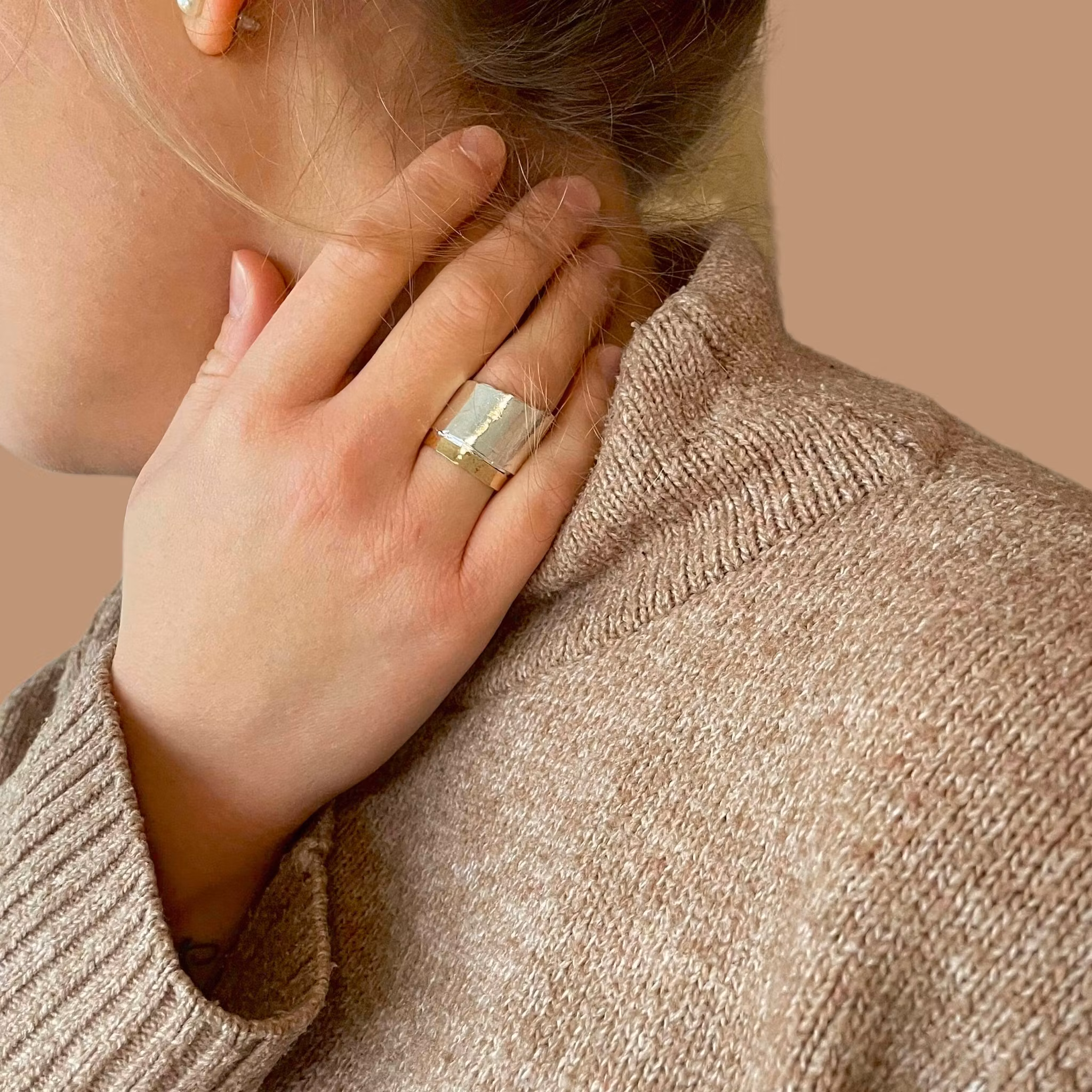 Melissa - Skönt designad silverring