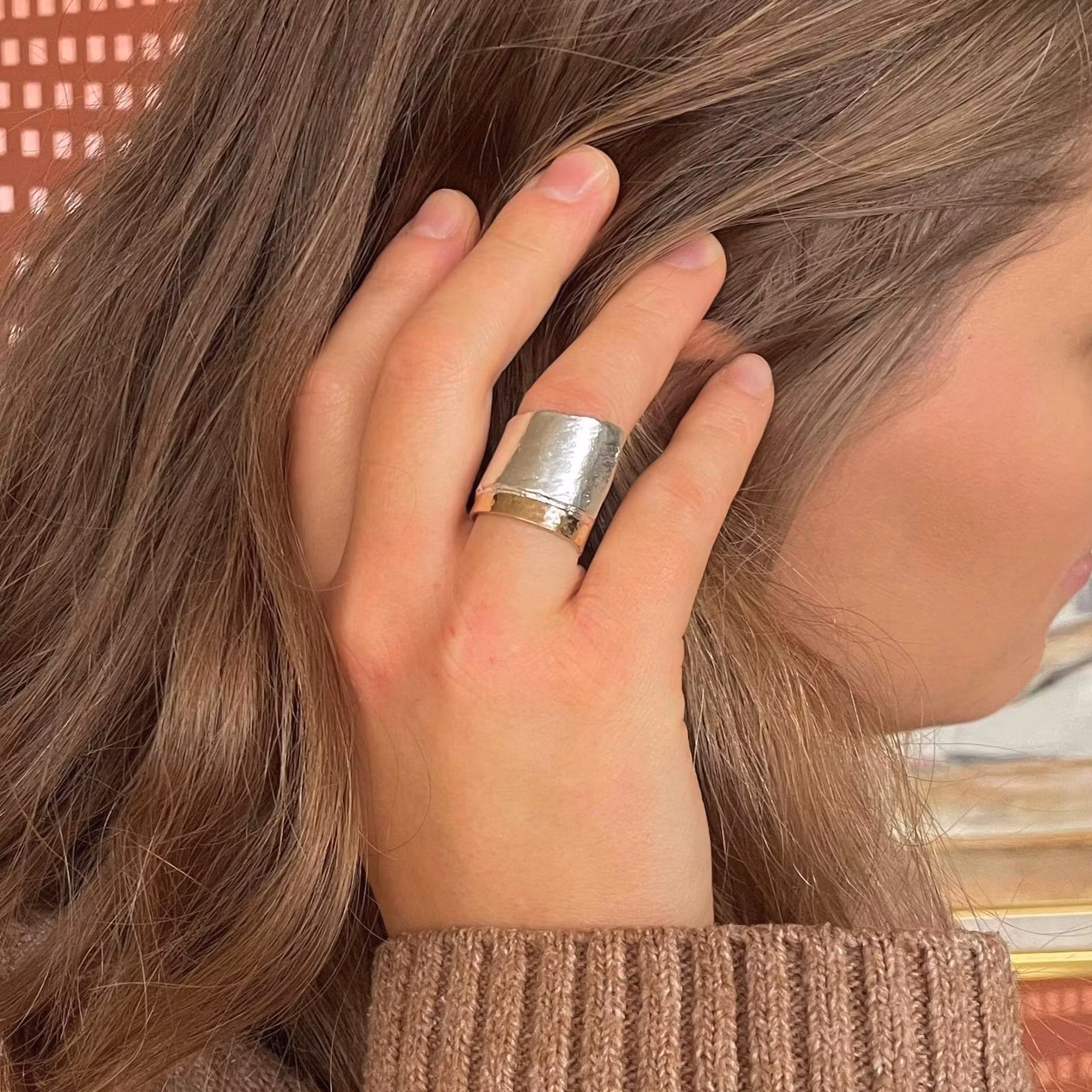 Melissa - Skönt designad silverring