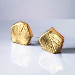 Athena - Guldpläterade silverörhängen