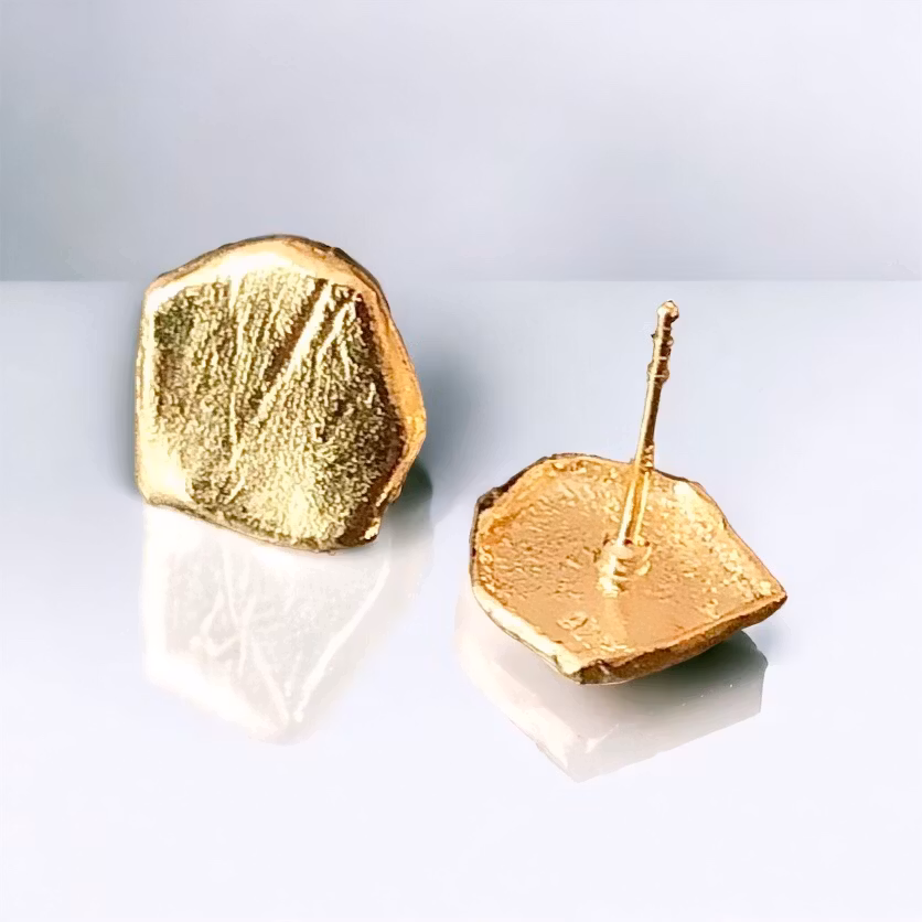 Athena - Guldpläterade silverörhängen