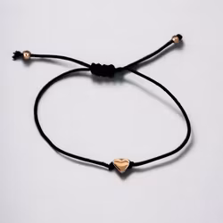 Ställbart armband med guldhjärta