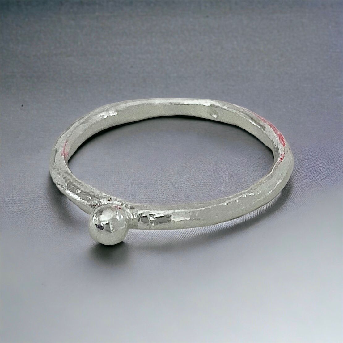 Alba - Silverring med kula