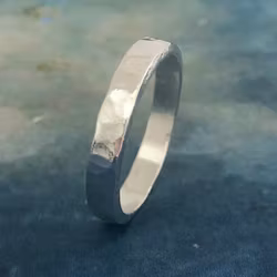 Saga - Hamrad silverring