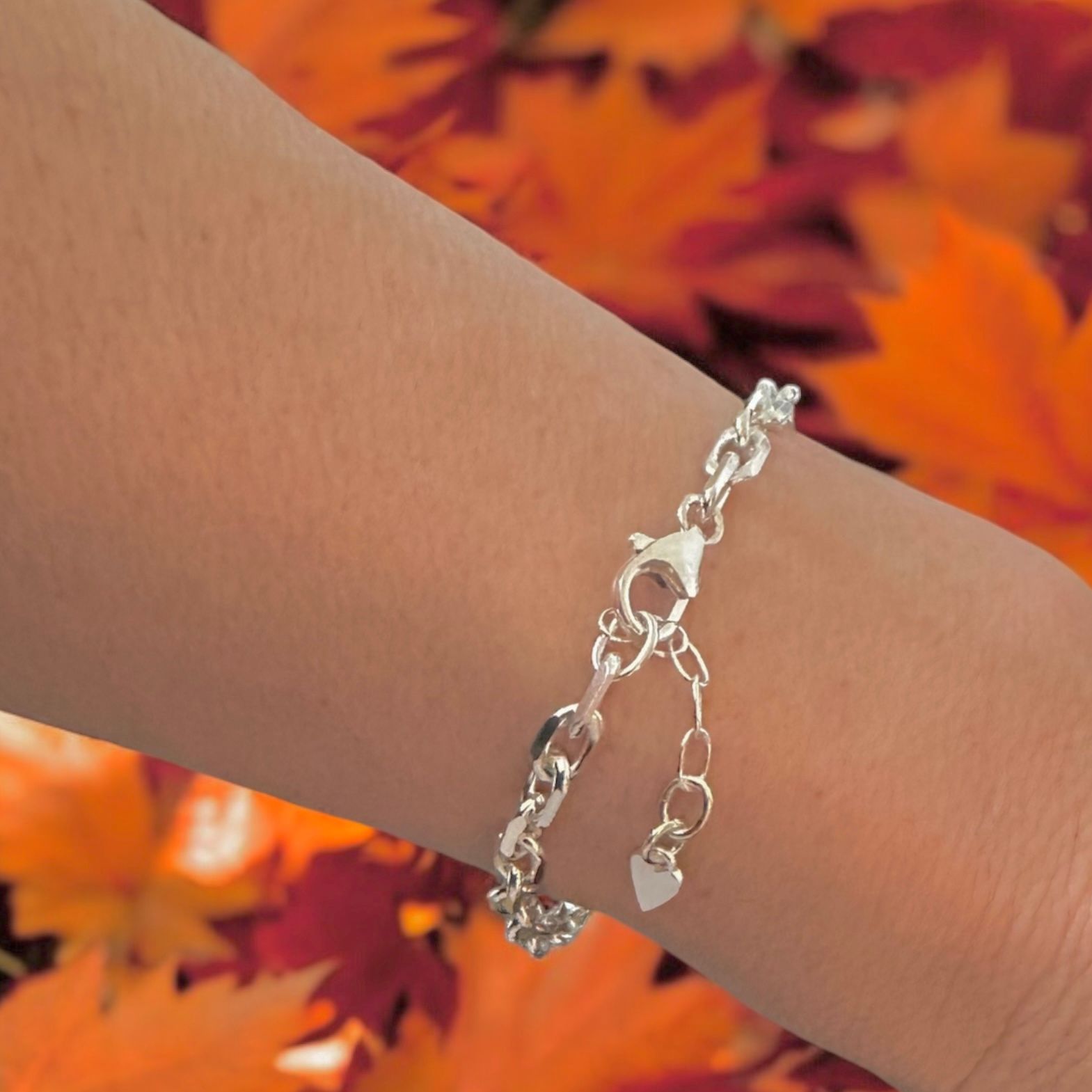 Freja - Armband med kraftig ankarlänk