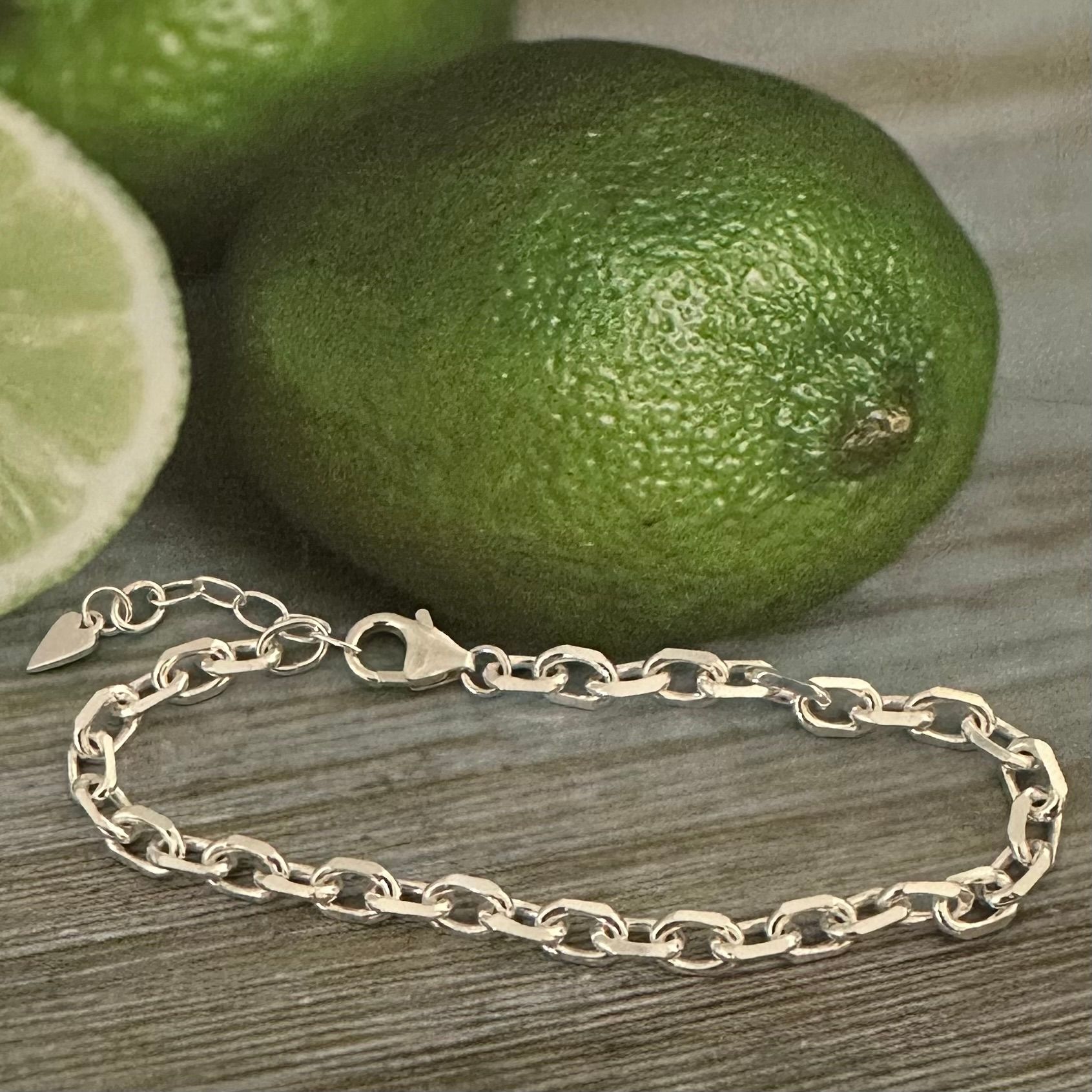 Freja - Armband med kraftig ankarlänk