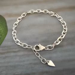 Freja - Armband med kraftig ankarlänk