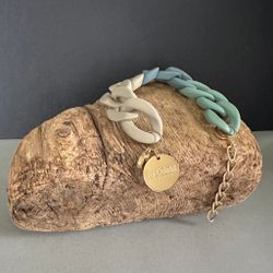Armband i beige/dimgrön/grågrön
