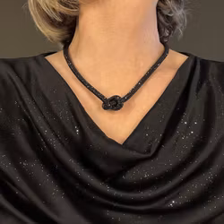 Knut - Svart halsband