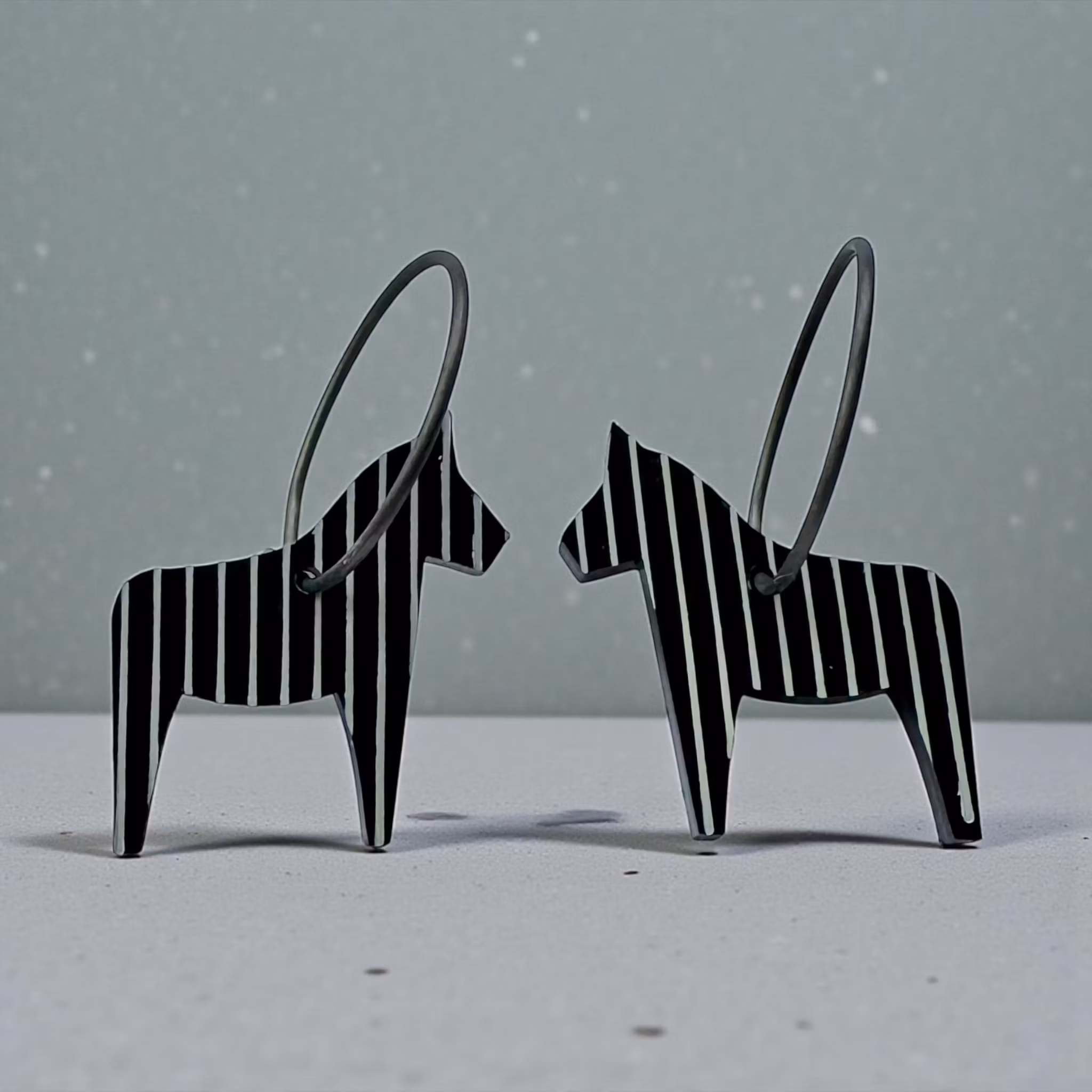 Dalahäst - Randig OCH Prickig