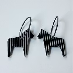 Dalahäst - Randig OCH Prickig