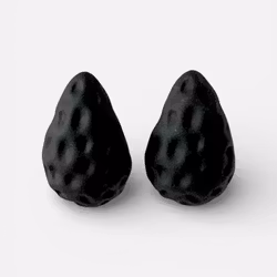 Svart droppe - Örhängen från By Odahl