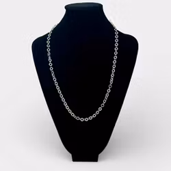 Gaby 60 cm Halsband i silver