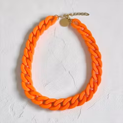 Orange halsband från By Odahl