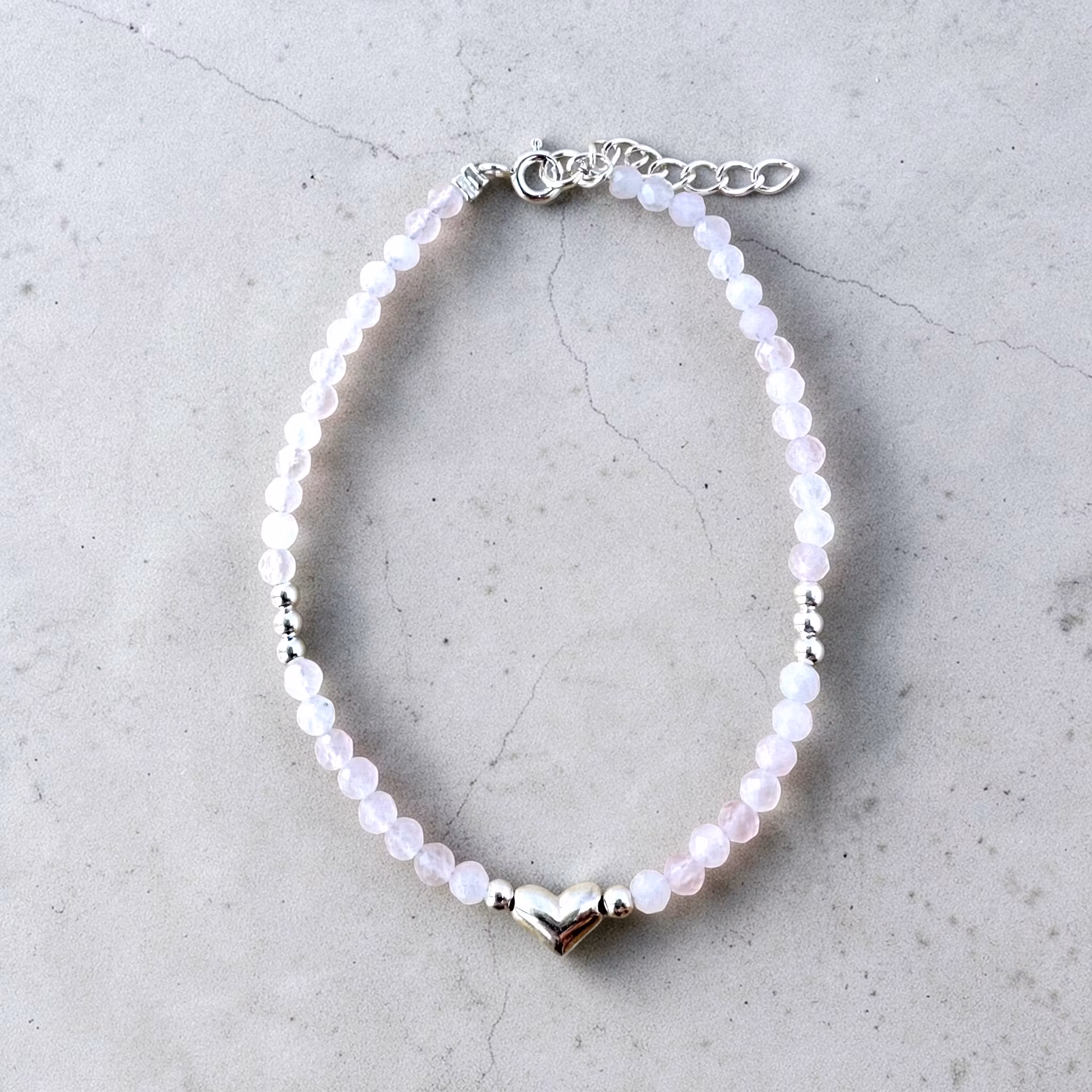 Tilda - Armband med rosenkvarts