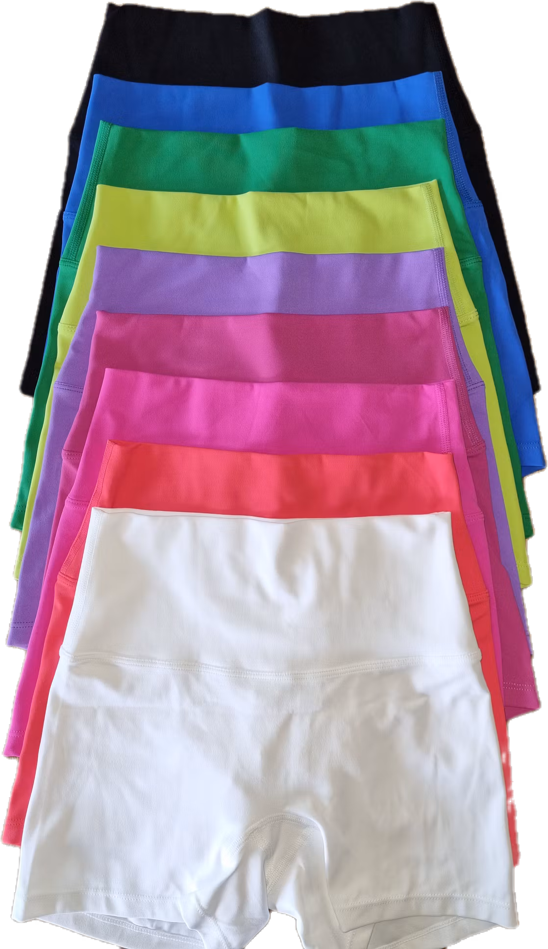 Hotpants med høyt liv. Den perfekte konkurranse shortsen!
