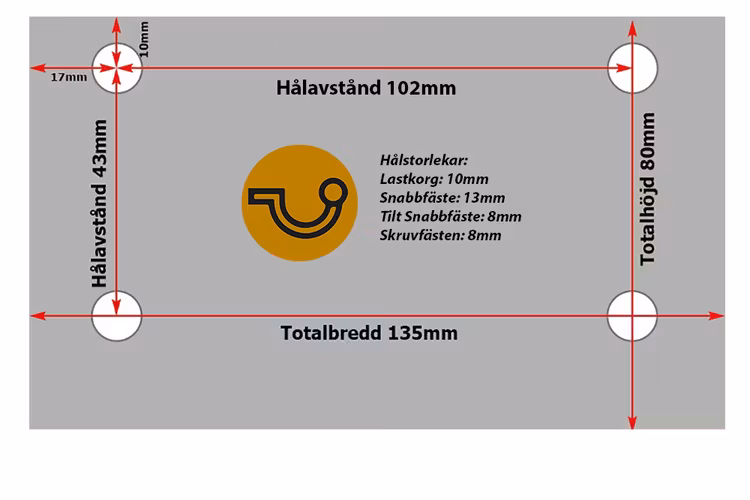 EUROHUNT lastkorg, svart, 89x58x18cm, utan fäste