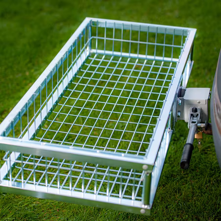 Galvaniseret lastkurv med hurtigkobling