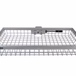 Heck-Pack Lastkorg, varmgalvad, Optimal, 100x 50x12,5 cm inkl snabbfäste
