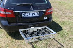 Heck-Pack Lastkorg, varmgalvad, Optimal, 100x 50x12,5 cm inkl snabbfäste