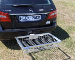 Heck-Pack Lastkorg, varmgalvad, Optimal, 100x 50x12,5 cm inkl snabbfäste