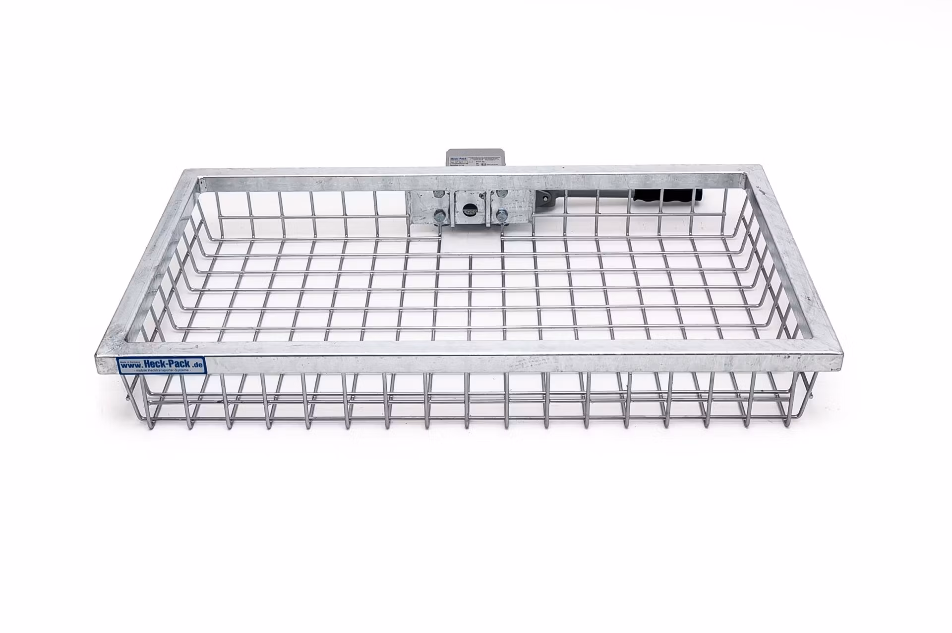 Heck-Pack Lastkorg, varmgalvad, Optimal, 90x 50x12,5 cm inkl snabbfäste