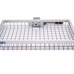 Heck-Pack Lastkorg, varmgalvad, Optimal, 90x 50x12,5 cm inkl snabbfäste