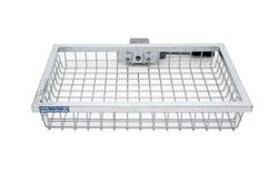 Heck-Pack Lastkorg, varmgalvad, Optimal, 80x 50x12,5 cm inkl snabbfäste
