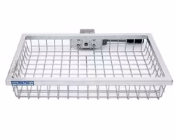 Heck-Pack Lastkorg, varmgalvad, Optimal, 80x 50x12,5 cm inkl snabbfäste