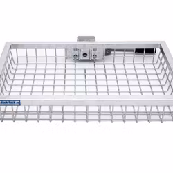 Heck-Pack Lastkorg, varmgalvad, Optimal, 80x 50x12,5 cm inkl snabbfäste