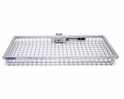 Heck-Pack Lastkorg, varmgalvad, Optimal, 120x 50x12,5 cm inkl snabbfäste