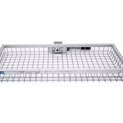 Heck-Pack Lastkorg, varmgalvad, Optimal, 120x 50x12,5 cm inkl snabbfäste