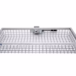 Heck-Pack Lastkorg, varmgalvad, Optimal, 120x 50x17,5 cm inkl snabbfäste
