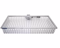 Heck-Pack Lastkorg, varmgalvad, Optimal, 120x 60x17,5 cm inkl snabbfäste