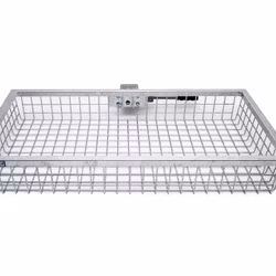 Heck-Pack Lastkorg, varmgalvad, Optimal, 120x 60x17,5 cm inkl snabbfäste