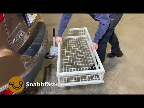 Lakeret kurv med hurtig frigørelse