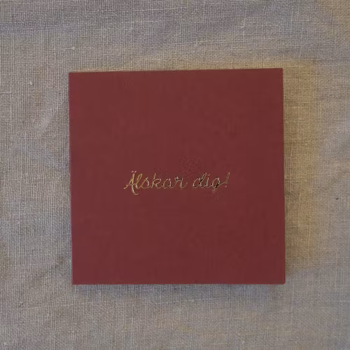 Dubbelvikt kort