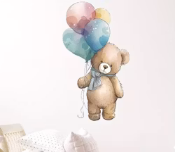 NALLE MED BALLONGER