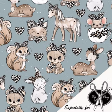 LEO ANIMAL DUSTY BLUE