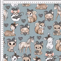 LEO ANIMAL DUSTY BLUE